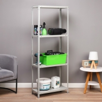 Стеллаж металлический, MS 1500x750x400, 4 полки