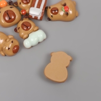 Декор для творчества пластик "Капибара" ассорти набор 6 шт 2х1,7х1 см Декор для творчества пластик "Капибара" ассорти набор 6 шт 2х1,7х1 см