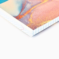 Тетрадь А5, 96 листов на скрепке, внутренний блок №1 «Abstract» уф лак Тетрадь А5, 96 листов на скрепке, внутренний блок №1 «Abstract» уф лак