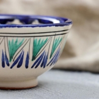 Пиала Риштанская керамика "Узоры", 9,5 см микс Пиала Риштанская керамика "Узоры", 9,5 см микс