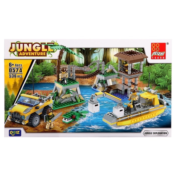 Конструктор Джунгли &laquo;База исследователей&raquo;, 536 деталей