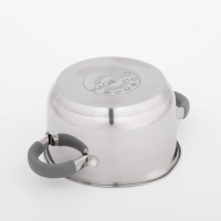 Кастрюля из нержавеющей стали Magistro Tefida, 1,7 л, крышка-дуршлаг, носик для слива, капсульное дно, силиконовые ручки Кастрюля из нержавеющей стали Magistro Tefida, 1,7 л, крышка-дуршлаг, носик для слива, капсульное дно, силиконовые ручки