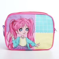 Сумка детская для девочки через плечо "Стильная девочка" 17х13х5 см Сумка детская для девочки через плечо "Стильная девочка" 17х13х5 см