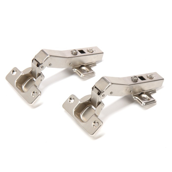 Петля мебельная накладная 45 градусов ТУНДРА, с доводчиком Петля мебельная накладная 45 градусов ТУНДРА, с доводчиком