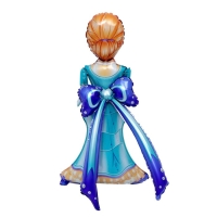 Шар фольгированный 30" «Девочка в бирюзовом платье», под воздух Шар фольгированный 30" «Девочка в бирюзовом платье», под воздух