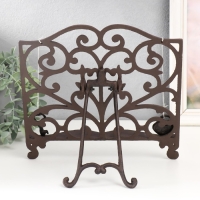 Сувенир чугун подставка "Ажурная ковка" 4,5х27х29,5 см