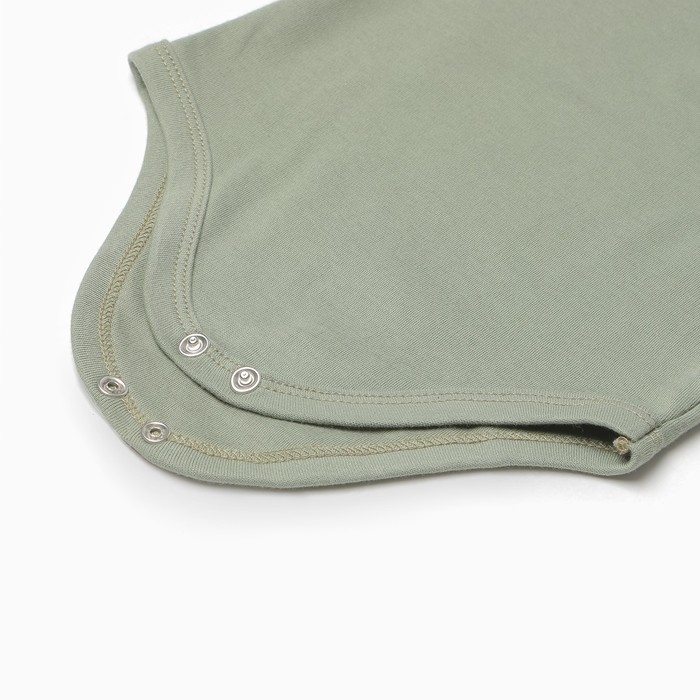 Боди детский, цвет хаки, рост 74 см