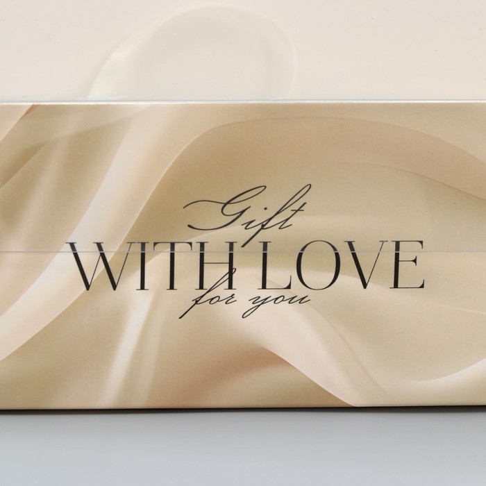 Коробка для капкейка, кондитерская упаковка, 6 ячеек &laquo;Подарок с любовью&raquo;, 23 х 16 х 7.5 см