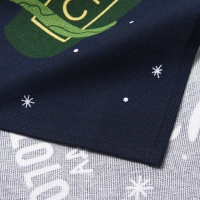 Новый год. Символ года. Змея. Полотенце Доляна "Игристого нового года" 28х46 см, 100% хл, рогожка 164 г/м2