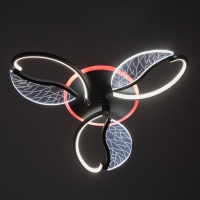 Люстра "Астрид" 3хLED 66Вт 3000-6000К RGB черный 60х60х8см