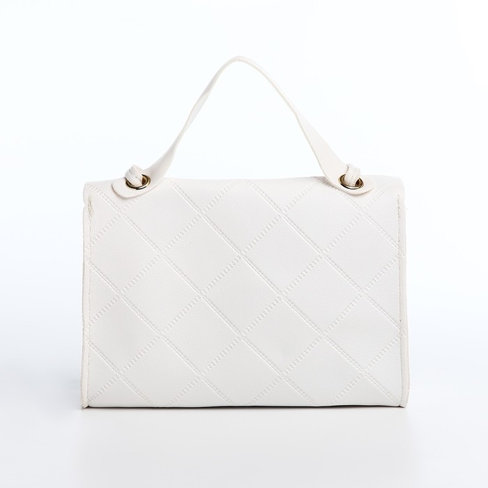 Сумка детская для девочки на застёжке, цвет белый Сумка детская для девочки на застёжке, цвет белый