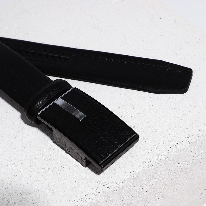 Подарочный набор "Хороший вкус", ремни, пресс.кожа, цвет чёрный