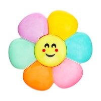 Набор маркеров текстовыделителей 6 цветов, Цветок, в пакете Набор маркеров текстовыделителей 6 цветов, Цветок, в пакете