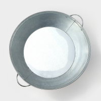 Таз оцинкованный круглый, 26 л, ГОСТ Таз оцинкованный круглый, 26 л, ГОСТ