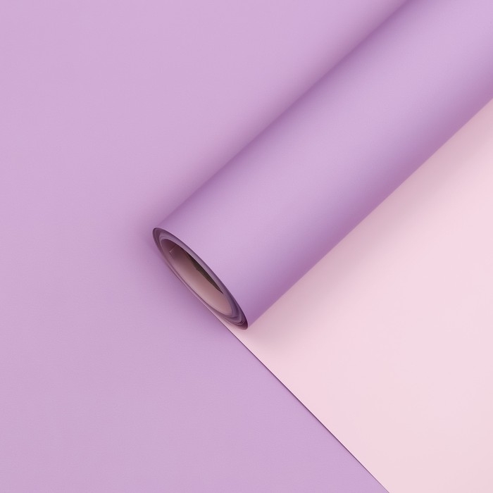 Пленка матовая двухсторонняя 0,56*10м 65мкм &plusmn;1 см, пастельная серия,