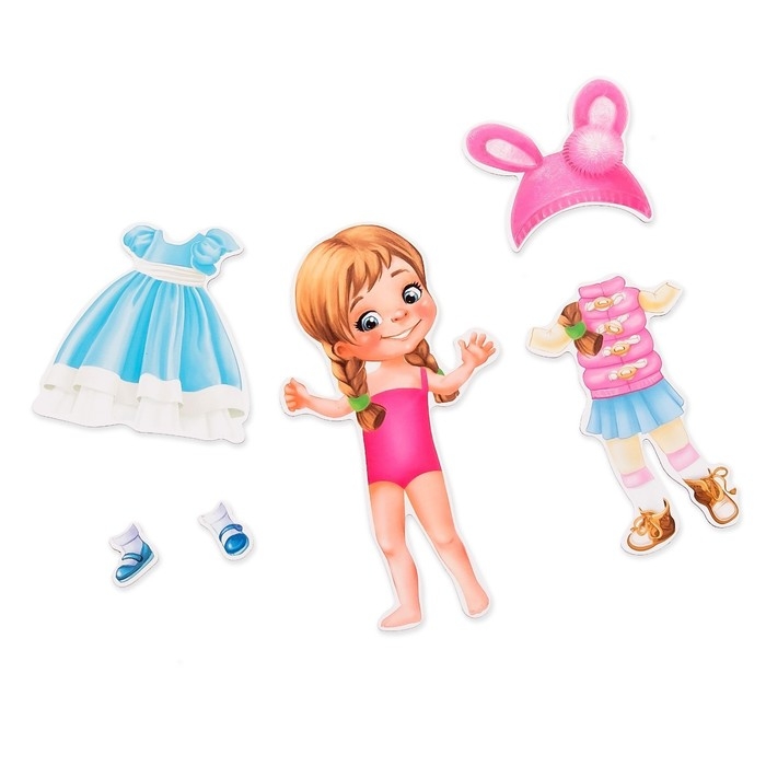 Магнитная игра «Кукла Люся» Магнитная игра «Кукла Люся»