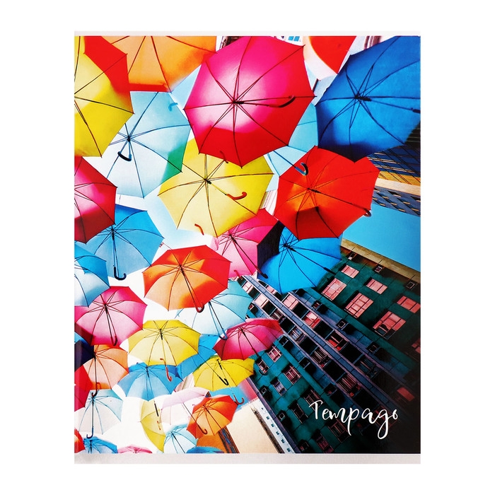 Тетрадь 48 листов в клетку Calligrata Тетрадь 48 листов в клетку Calligrata "Яркие зонты", обложка мелованный картон, УФ-лак, блок офсет, МИКС