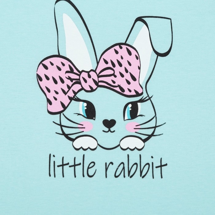 Комплект для девочки (майка, трусы), цвет голубой, рост 116 см Комплект для девочки (майка, трусы), цвет голубой, рост 116 см