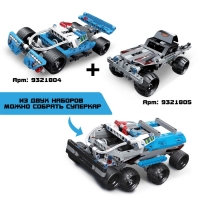 Конструктор гоночная машина UNICON Техно, инерционный, 160 деталей, 6+ Конструктор гоночная машина UNICON Техно, инерционный, 160 деталей, 6+