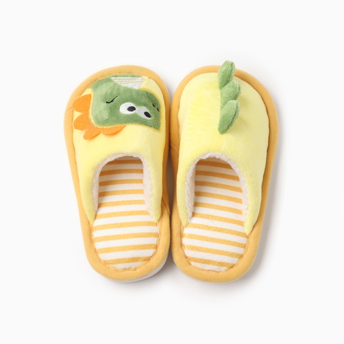 Тапочки детские, размер 30-31, цвет желтый