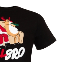 Пижама новогодняя мужская KAFTAN "Chill bro", цвет чёрный, размер 50