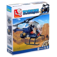 Конструктор «Полицейский транспорт», 4 вида, цвет МИКС Конструктор «Полицейский транспорт», 4 вида, цвет МИКС