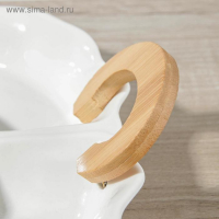 Менажница керамическая 4 секции «Эстет», 34×30×5 см, соусник Менажница керамическая 4 секции «Эстет», 34×30×5 см, соусник