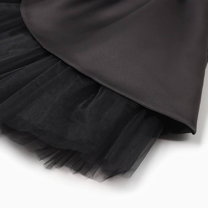 Платье нарядное детское KAFTAN, р.30 (98-104 см), черный Платье нарядное детское KAFTAN, р.30 (98-104 см), черный