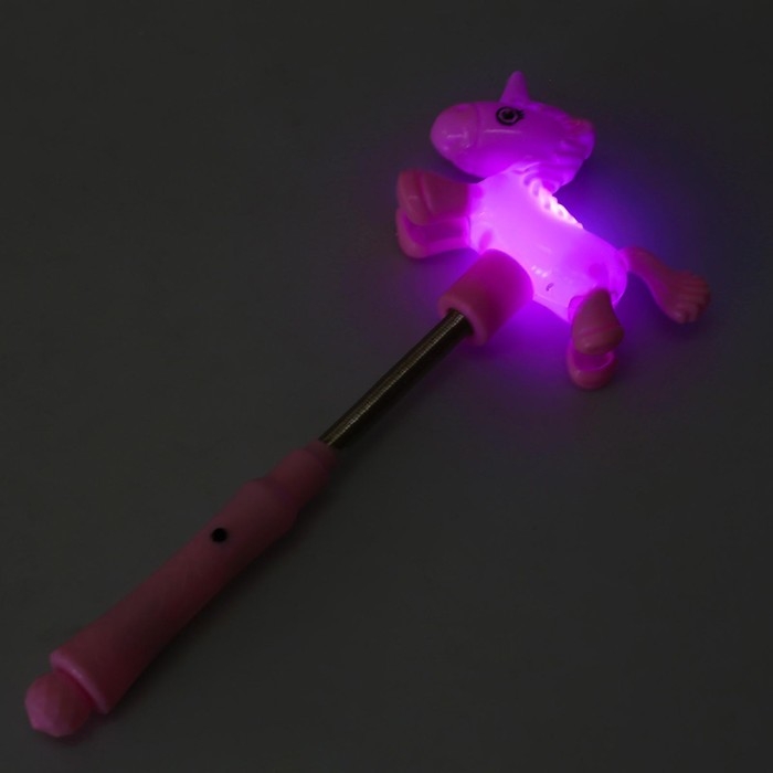 Палочка световая &laquo;Единорог&raquo;, на пружине