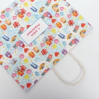 Пакет подарочный крафтовый "С Днём Рождения" 31,5 х 25 х 11,5 см, 120 г/м&sup2;