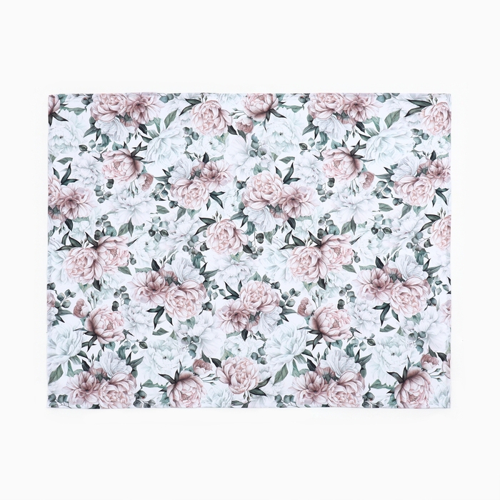 Скатерть Доляна Пионы 145*180 +/- 3 см, 100% п/э
