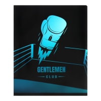 Тетрадь 48 листов в клетку "Джентльмены", обложка мелованный картон, металлизация, МИКС Тетрадь 48 листов в клетку "Джентльмены", обложка мелованный картон, металлизация, МИКС