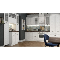 Шкаф навесной ШВ 400 Прованс, 400х300х720, МДФ, Белый/Белый Шкаф навесной ШВ 400 Прованс, 400х300х720, МДФ, Белый/Белый