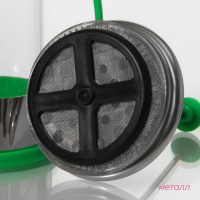 Чайник заварочный френч - пресс Доляна &laquo;Риц&raquo;, 600 мл, стекло, цвет зелёный