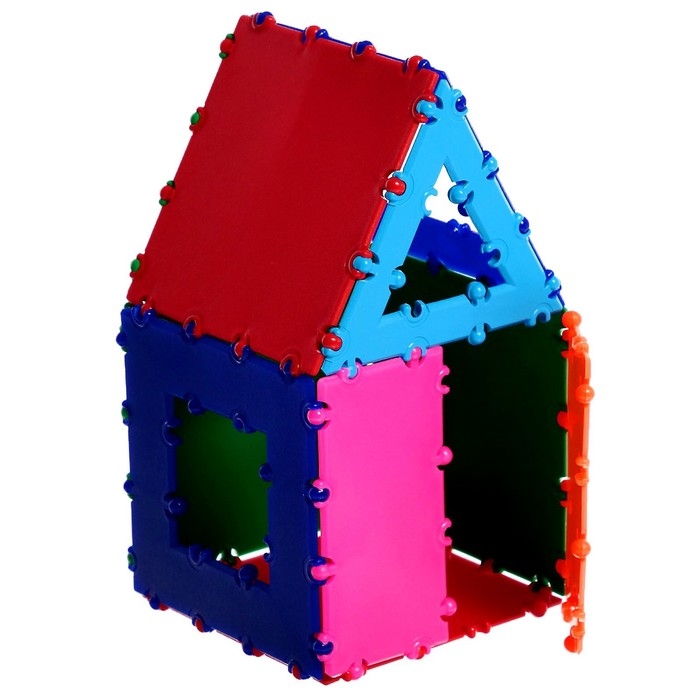 Конструктор ТИКО «Геометрия», 155 деталей, 6 колёс Конструктор ТИКО «Геометрия», 155 деталей, 6 колёс