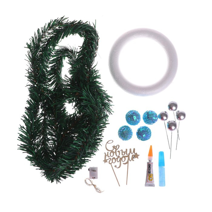Набор для творчества &laquo;Новогодний венок своими руками&raquo;