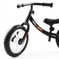 Беговел 12", детский облегченный, 2+, «Тачки», цвет чёрный Беговел 12", детский облегченный, 2+, «Тачки», цвет чёрный