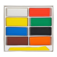 Пластилин GLOBUS &laquo;Детский&raquo;, 8 цветов, 120 г, мягкий