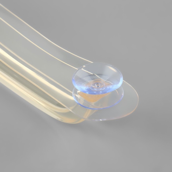 Держатель для линеек и лекал, на присосках, 14,8 × 3 × 2,5 см Держатель для линеек и лекал, на присосках, 14,8 × 3 × 2,5 см