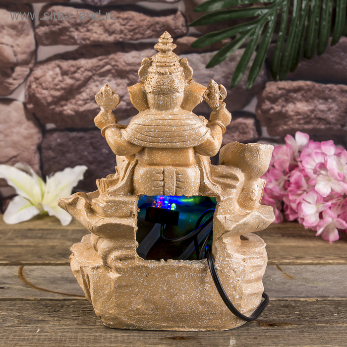 Фонтан Фонтан "Ганеша мрамор" 27,5х21х17,5 см