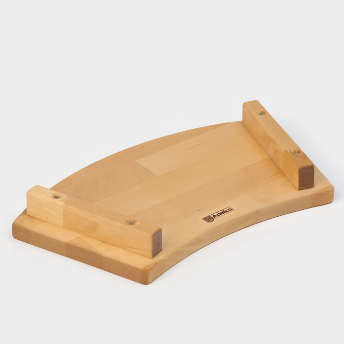 Блюдо для подачи на ножках Adelica &laquo;Евразия&raquo;, для суши и роллов, 35&times;18&times;5,5 см, массив берёзы