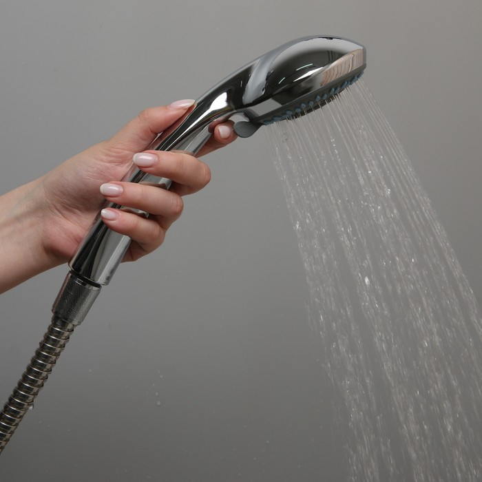 Душевая лейка Accoona А331, 3 режима, корпус пластик, цвет хром Душевая лейка Accoona А331, 3 режима, корпус пластик, цвет хром