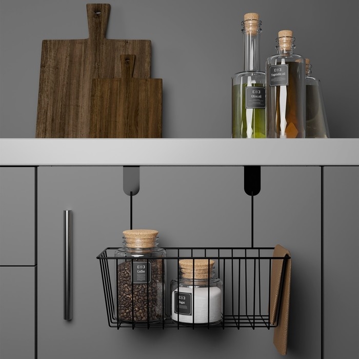 Корзина подвесная Доляна, 28&times;16,5&times;22 см, цвет МИКС