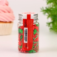 Новый год. Посыпка кондитерская "Новогодняя омела", 50 г