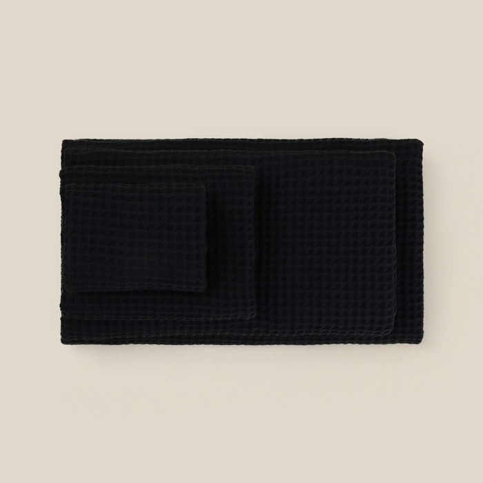 Полотенце вафельное SL HOME: Basic "Дарк Маре" 100х180 см, 100% хлопок, 340 г/м2