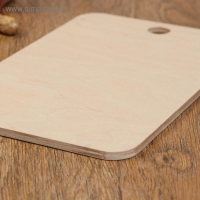 Доска разделочная деревянная "Прямоугольная", 24,8&times;14,8&times;0,6 см