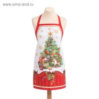 Фартук &laquo;Этель: Новогодняя сказка&raquo;, 65 &times; 60 см, 100 % хлопок, саржа, 190 г/м&sup2;