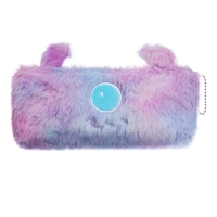 Пенал школьный меховой на молнии Calligrata "Монстрики", микс Пенал школьный меховой на молнии Calligrata "Монстрики", микс