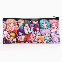 Пенал школьный текстильный &laquo;1 сентября: Стикер аниме&raquo;, 20 х 8 см