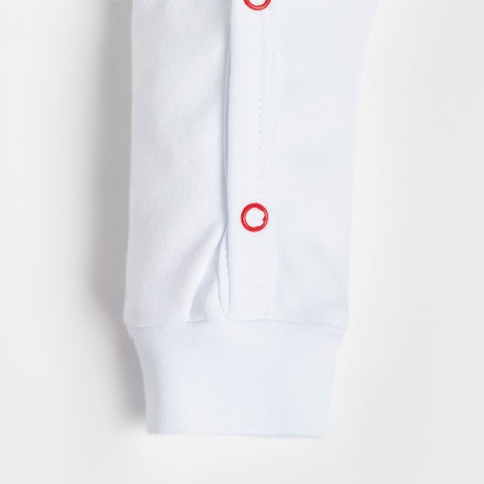 Комбинезон Крошка Я "Winter party", рост 68-74 см, цвет белый